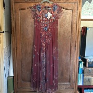 Johnny Was Jolyan Mesh Dress - M